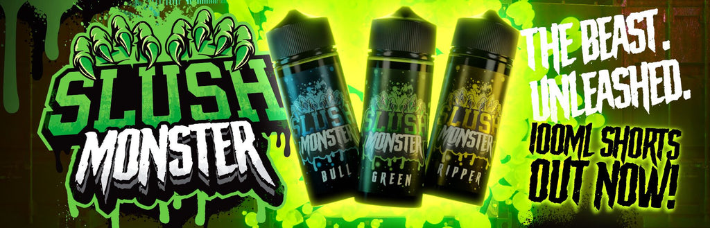 Unleash your inner monster  with our new Slush Monster 100ml short fills