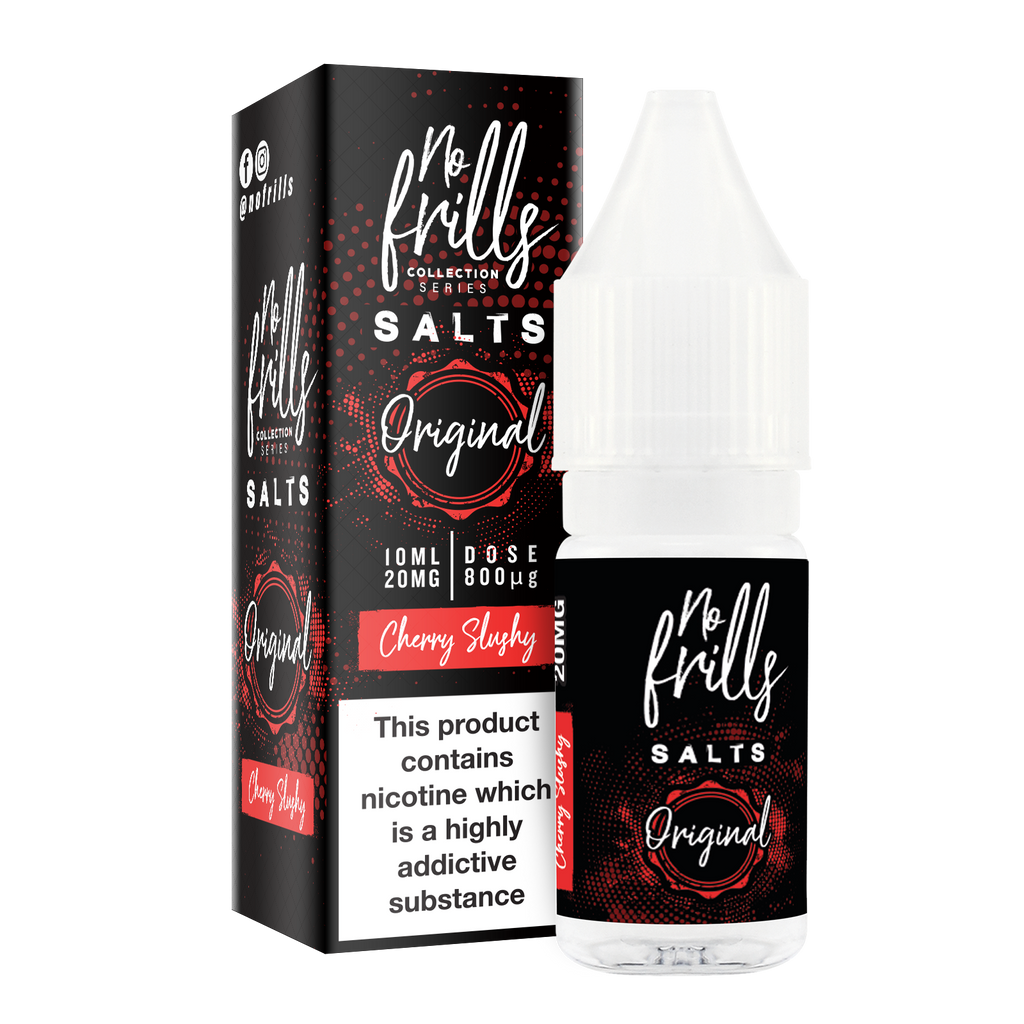 No Frills Original Salts - Cherry Slushy Nic Salt 10ml