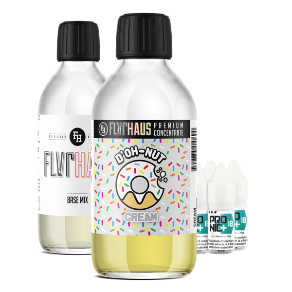 FLVRHAUS Bottle Shot Bundle - D'OH-NUT Cream - 250ml