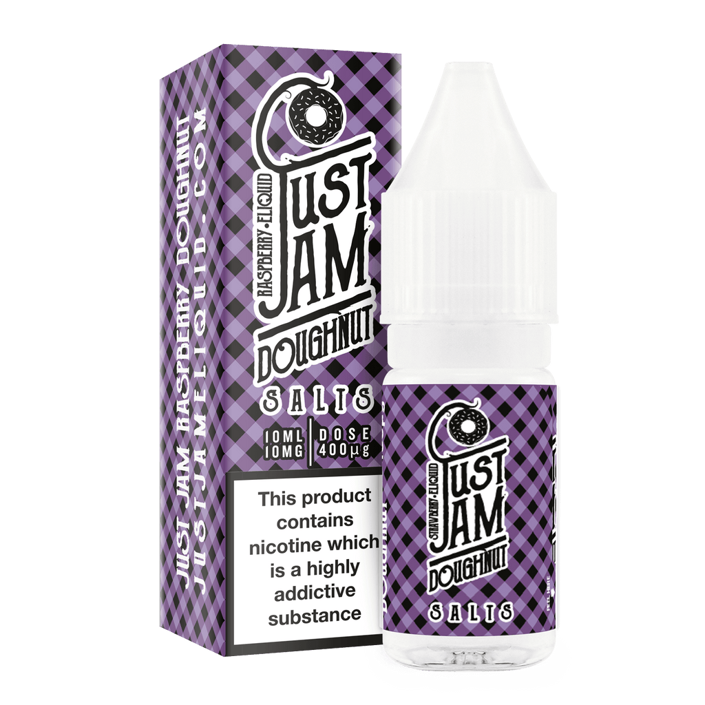 Just Jam Raspberry Doughnut 10ml Nicotine Salt