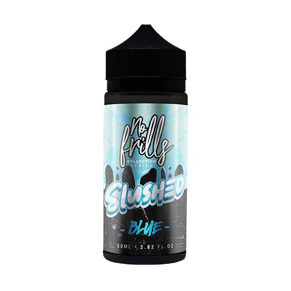 No Frills Collection Series - Slushed Blue 80ml (Includes 2x15mg VG Nicotine shots)