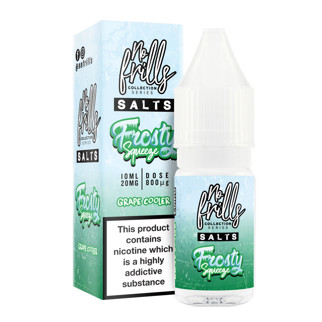 No Frills Salts - Frosty Squeeze: Grape Cooler Nic Salt 10ml