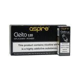 Aspire Cleito 120 Coils 0.16ohm (Pack of 5)